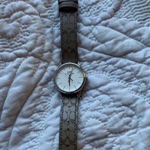 Coach watch with Leather band